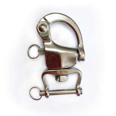 SS SWIVEL SNAP SHACKLE FOR HARNESS 110 mm