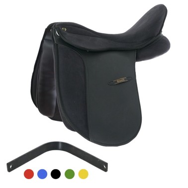 DASLO DRESSAGE SADDLE WITH INTERCHANGEABLE GULLET