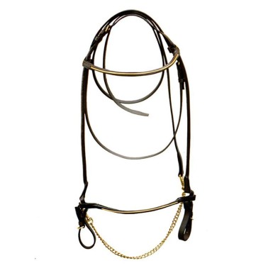 LEATHER SHOW HALTER