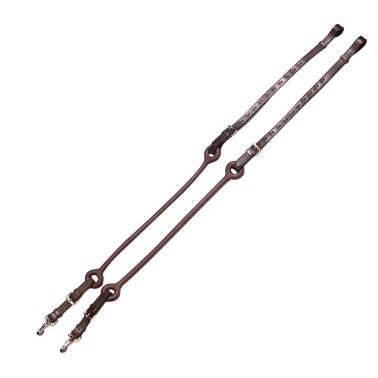 SIDE REINS WITH LONG RUBBER