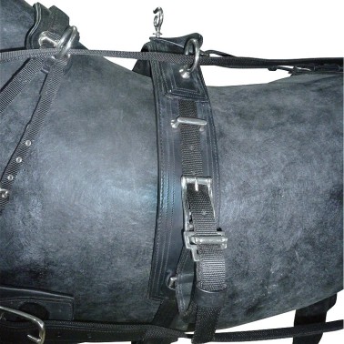 NYLON AND LEATHER BREASTPLATE HARNESS