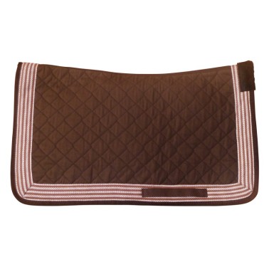 VAQUERO QUILTED SADDLE PAD ( WITH STRIPES)