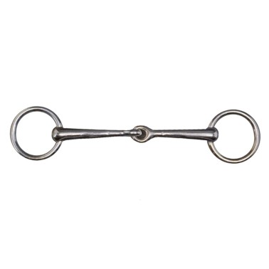 RING SNAFFLE BIT plated