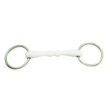 SS RING SNAFFLE BIT MULLEN MOUTH, MINT FLAVOUR