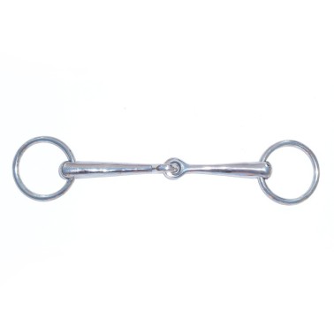 SOLID THICK MOUTH SS SNAFFLE BIT