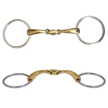 SNAFFLE BIT COOPER CURVED JOINTED MOUTH