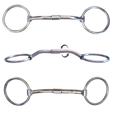 SNAFFLE BIT WITH COOPER INSERTS