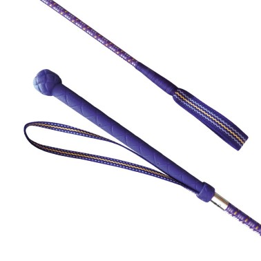 EUROHUNTER MULTICOLUR 70 CM RIDING WHIP WITH HANDLE