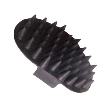 OVAL RUBBER MASSAGE CURRY COMB